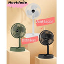 Ventilador Portátil Silencioso Inteligente Com Controle Remoto