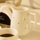 Jarra de Porcelana Leiteira Mini Corações